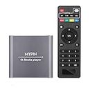 4K Media Player with Remote Control,Digital MP4 Player for 8TB HDD/USB Drive/TF Card/H.265 MP4 PPT MKV AVI Support HDMI/AV/Optical Out and USB Mouse/Keyboard-HDMI up to 7.1 Surround Sound…