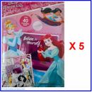 Disney Princess Bumper Coloring Play Pack Borsa Gioco Ragazze Party Divertente (pacchetto da 5)