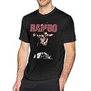 IUBBKI John J. Rambo T-Shirts en Coton à Manches Courtes T-Shirts pour Hommes Hauts