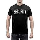 Rothco 2-Sided T-Shirt/Security, Black/3X-Large