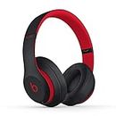 Beats Studio3 Wireless Noise Cancelling Over-Ear Headphones - Apple W1 Headphone Chip, Class 1 Bluetooth, Active Noise Cancelling, 22 Hours of Listening Time, Built-in Microphone - Defiant Black-Red