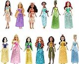 Disney Princess Toys, 13 Princess Fashion Dolls with Sparkling Clothing and Accessories, Inspired by Disney Movies, Gifts for Kids