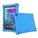 Fｉrｅ 7 Tablet Case for Kids, OQDDQO 2022 New Kｉnｄlｅ Fｉrｅ 7 Case, Extra Thick Protective Layer Double-Layer Shockproof in Four Corners Compatible with 10th Generation 2022 Release (Blue)