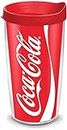 Tervis Coca-Cola - Coke Plastic Can Tumbler with Wrap and Red Lid 16oz, Clear