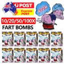 up 100x Fart Bomb Bombs Bag Very Smelly Novelty Stink Prank Gag Trick Joke Game