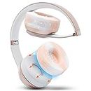 Small WC SweatZ Protective Headphone Ear Covers Made by Wicked Cushions | Fits Beats Solo 2 & 3 | Sweatproof, Washable & Preserves Comfort | Pink Marble