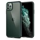 Spigen Ultra Hybrid Back Cover Case for iPhone 11 Pro Max (TPU + Poly Carbonate | Midnight Green)