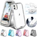 Shockproof Heavy Duty Clear Defender Case For iPhone 15 14 Pro Max XR 13 12 11 8