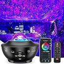 Galaxy Projector Star Projector for Bedroom, Starry Night Light Projector for Kids, Large Coverage Star Projector for Ceiling, Built in Bluetooth/Music Speaker/Timer, Ideal Gift for Christmas Decor