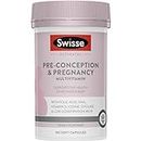 Swisse Ultinatal Pre-conception & Pregnancy Multivitamin | Supports the Health of Mother and Baby | 180 Capsules