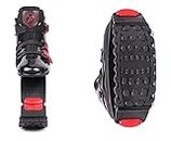 Kangaroo Jump Shoes | Bounce Shoes | Exercise & Fitness Boots | Workout Jumps | Women & Men | Adults 120LBS - 300LBS (Red Black, Women's 8-10 145-200LBS)