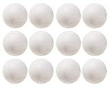 TRIPLET JAGMOOLYA Products Plastic Cricket Training Ball for Indoor and Outdoor Kids Game (White Ball Pack of 4 - Standard Size)