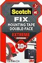 Scotch-Fix Cinta de montaje para exteriores Extreme PT1100-1915-P, 19mmx1,5m, 1 rollo/pack (el embalaje puede variar)