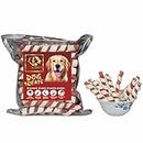 ADB Creations Mutton Flavor Dog Chew Stick, Rawhide Munchy Protein & Dental Sticks for Dogs | Snacks for All Breed Dogs of All Life Stages - 1Kg (Pack of 1)