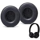 NUCNOK Ear Pads Cushions for Beats Solo 2 / Solo 3,Earpads Replacement with Upgraded Soft Protein Leather,High-Density Foam
