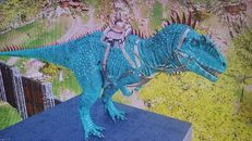 ARK Survival Ascended PVE Carcharodontosaurios macho 100 Imp 295 cuerpo a cuerpo PC/XBOX/PS5 