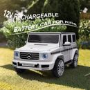 Ride On Licensed Mercedes-Benz G500 Car Toy 12V for Kids Electric Car w/ Remote