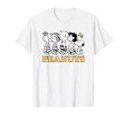 Peanuts - Snoopy Lucy Linus Charlie Sally Woodstock Caminando Camiseta