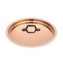 Matfer Bourgeat 365020 7 7/8" Round Cookware Lid, Stainless Steel & Copper w/Cast Iron Handle on Top