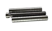 Wellshot Cheek stainless-steel Plate Raiser Rod Set (Longer Than OEM Set) for Walther Alutec