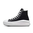 Converse Women's Sneaker Walking Shoe, Black/White, 6 US