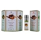 Al Rehab Choco Musk 6 x 6ml Original Halal Attar Oil Base Perfum Last Longer for Men & Women