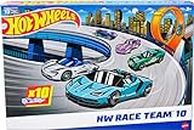 Hot Wheels Toy Cars, 10-Pack of Race Cars, Includes 1:64 Scale Corvette, Lamborghini, McLaren & Hot Wheels Originals (Amazon Exclusive)