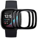 For  Fitbit Versa 1/2/3/4 Sense 1/2 Full Cover Tempered TPU Screen Protector