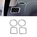 HIGH FLYING 2011-2016 for Jeep Patriot Compass Interior Accessories Trim Dashboard Air Outlet Covers 4pcs