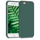 kwmobile Case Compatible with Apple iPhone 6 / 6S Case - TPU Silicone Phone Cover with Soft Finish - Forest Green