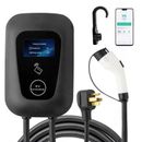240V 16 Amp Level 2 EV Charger with 25 ft. Extension Cord J1772 Cable NEMA 6-20 Plug Electric Vehicle Charger