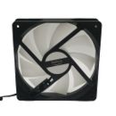 Resilora 120mm PWM Silent Fan for desktop Cases, Computer Case Cooling Fan White