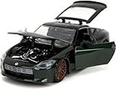 2023 Z Dark Green Metallic with Black Top Fast X (2023) Movie Series 1/24 Diecast Model Car by Jada 34791
