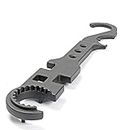 AR-15/M4 Steel Armorer's Wrench for Removal and Installation of AR-15/M16 Barrels/AR15/M4 Stock Combo Wrench