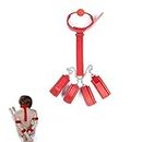 Handcuffs on back toy for couple