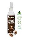 Petway Petcare Coconut Cologne Coat Gloss for Dogs and Puppies, Natural Cologne Spray with Coconut for Conditioning, Dog Gloss with Deodoriser, Pet Odor Eliminator and Dog Grooming Spray, 250ml