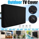 30-58 Inch Dustproof Waterproof TV Cover Outdoor Patio Flat Television Protector