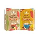 GOODRICKE Instant Tea Premix Combo - 10 Sachets each | Instant Premix Masala + Instant Premix Ginger Tea | Iresistible Aroma