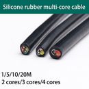 Silicone Rubber Cable 0.3-4 mm² 2-6 Cores Insulated Copper High Temperature Wire
