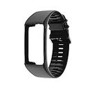 COLTD Suitable for Polar A360 Polar A370 Strap Smart Bracelet Replacement Strap Black Buckle, A370 Fitness Tracker Compatible Soft Silicone Strap Sports Wristband