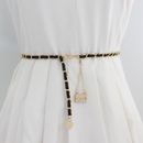 Alloy Waist Belt For Women Dress Decoration Waistbands Long Tassel Adjusta-hf