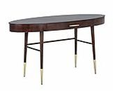 LA HEAVEN'S Wood Console Table | Multicolor | 3’ X 1’3” X 2’5” (Oval) | LH-RG-255