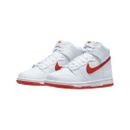 NIKE DUNK HIGH WHITE RED (GS) SHOES TRAINERS | SIZE UK 4.5 EUR 37.5 | DB2179-111