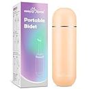 Easy@Home Portable Travel Bidet: Peri Bottle for Postpartum Care - Handheld Sprayer Kit with 380mL (12.8 oz) Large Capacity Bottle - Personal Hygiene Water Spray for Women & Men | EPB-01 Brown