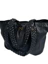 Michael Kors Black Leather Carry-on Overnight Weekender Bag B-0906