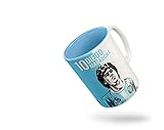 Tee Mafia Diego Maradona Inside Blue Mug with Print | Argentine Coffee Mug | Coffee Mug for Friends | Printed Coffee Mug | 330 ml, Microwave & Dishwasher Safe NM-32-MARADONA-AFA-1