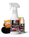 TopCoat F11 Polish & Sealer Kit with Full-Size Spray, Travel Bottle, and 2 Microfiber Towels - High-Performance Surface Sealant - Car Wax Replacement Sealer