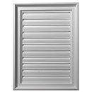 Ekena Millwork GVVE18X24F 18-Inch W x 24-Inch H x 2 1/8-Inch P Vertical Gable Vent Louver, Functional