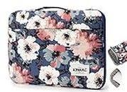Kinmac Camellia 360° Protective Waterproof 12 inch-13.3 inch Laptop Case Bag Sleeve with Handle for Surface Pro,MacBook Pro 13",MacBook 12",New MacBook Air 13" Retina and iPad pro 12.9