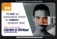 10m Card: NEW Claritin-D 24 Hour Extended Release Tablets '...Relief' Phone Card